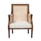 Bali & Pari Desmond Traditional French Beige Fabric and Walnut Brown Finished Wood Accent Chair 238-13313-ZORO - alternate 10